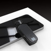 A Fone De Ouvido Retrátil Com Clipe Led Com Microfone Preto 5