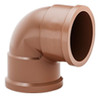 Cotovelo Joelho 1/2 90° Soldável 20mm Marrom Krona Kit 25 0