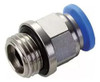 Conector Engate Rápido Tubo Pu 8mm X Rosca 1/4 Bsp - 4 Peças 2