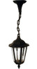 Farol Colonial De Techo Con Cadena Negro 0