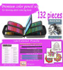 Juego De 132 Lapices De Colores Kalour 1