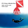 Boya Inflable Vinilo Diámetro 120mm  Buceo C/bandera (30x30) 1