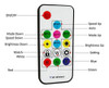 Controlador Remoto Rgbzone Mini 14 Key Dc5-24v Rf Con Bloque 2