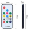 Controlador Remoto Rgbzone Mini 14 Key Dc5-24v Rf Con Bloque 3