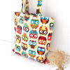 Hermoso Bolso De Lona Gran Capacidad, Diseño Búho 3
