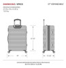 Maleta Rígida Y Expandible Swissgear 7366 Con 5