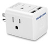 Tansyan Mini Surge Protector Power Strip Con 4 Salidas Ampli 0