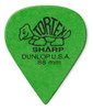 Pack X6 Puas Jim Dunlop 412r 0,88mm Tortex Sharp 0,88 Verde 0