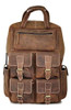 Mochila Portátil De Cuero Genuino De 22  Mochila Mochila Mul 0