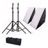 Kit Soquete Quadraplo/iluminação Profissional Tripé Softbox 2