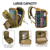 Mochila Tactica Con Correa Molle Capacidad De 45l Beige W... 2