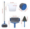 Rodillo Microfibra Recargable Pintura Kit Fácil + Accesorios 3