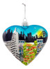 Kurt Adler 4  San Francisco Corazn De Vidrio Cityscape Ornam 1