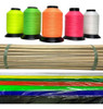 Kit 100 Varetas De Bambu 60cm + 100 Folhas De Seda + Linha 0