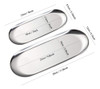 Imeea Bandeja Mesada Baño Acero Inoxidable (9x3.7) 2