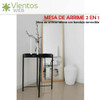 Mesa Arrime Ratona Bandeja Desmontable Diseño Plegable Black 4
