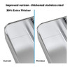 Placa Superior Plana De Plancha De Acero Inoxidable Universa 3