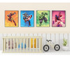 Póster De Decoración De Pared De Superhéroes, 2
