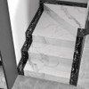 Guarda Adhesiva Zocalo Papel Empapelar Pared Piso Marmol Nyd 3