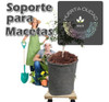 Soporte Para Maceta Movible Con Rueditas 4