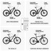 Protector Cuadro Bicicleta Enlee 3d Stereo Clear- Epic Bikes 3