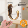 Jefhomkit 20 Ganchos De Pared Para Abrigos, Ganchos De Bata 1