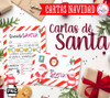 Cartas Para Papá Noel Imprimibles Santa Claus + Muestras Kit 4