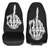 Foruidea Fundas De Asiento De Coche Con Diseo De Calavera Bl 2 Foruidea Fundas De Asiento De Coche Con Diseo De Calavera Bl 2