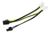 Cabo Vga Pci-e 8 Pinos 6+2 2 Ide Molex Fonte Dex Cm-12 0