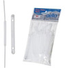 Grampo Plástico Dellofix 0301 50 Unidades Branco 1