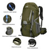 Mochila Para Senderismo 40l Impermeable Verde Mountain Land 3