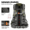 Mochila Para Senderismo 40l Impermeable Verde Mountain Land 4