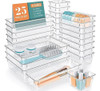 Wowbox Juego De 25 Organizadores De Cajones De 0