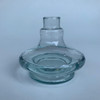 Vaso Base De Vidro Narguile Pequeno Translucido Reforçado 2
