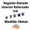 Regatón Plastico Aletado Interior Reforzado 5/8 (16mm) X 100 2