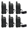 Mini Walkie Talkie,de Comunicacion Largo Alcance Retevis 6pz Bandas De Frecuencia Uhf Color Negro 0