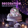 Ornamentos De Disco Colgantes, 4 Tamaños: 10cm, 8cm, 5cm, 3c 4 Ornamentos De Disco Colgantes, 4 Tamaños: 10cm, 8cm, 5cm, 3c 4