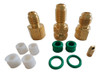 Manifold 4 Vias R134a R22 R32 R410a Com Mangueira e maleta 6