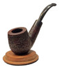 Pipa Cassano Bruyere Rusticated Bent Egg  Patagoniapipes 0
