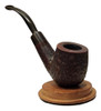 Pipa Cassano Bruyere Rusticated Bent Egg  Patagoniapipes 2