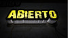 Cartel Led Luminoso Abierto Directo  220v Amarillo Oferta 7