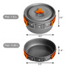 Juego De Cocina Para Camping Gold Armour, Ligero, 10 Piezas, 2