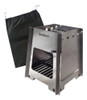 Calentador Plegable Biomasa Acero Inox Tipo Parrilla Brogas 0
