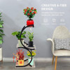 Ywqjl Soporte Para Plantas De Hierro Forjado De 4 Nivelesesq 2