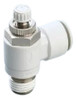 Rengulador Caudal Neumatico Codo Rosca 1/2 12mm Junron 0