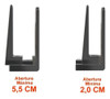 Suporte Parede Para Roteador Modem Vivo Fibra Net Parafusos 3