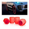 Tapones Para Valvula De Neumatico Auto Bici Iluminadas  Rojo 0