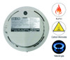 Detector De Gas Natural + Monoxido + Humo 220v Alarma Sonora 0