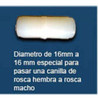 Juego De Niples 16 Mm  Repuesto Canilla Dispenser Agua 1