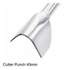 Punzon Para Cortar Cuero Forma V 10cm X 40mm 3